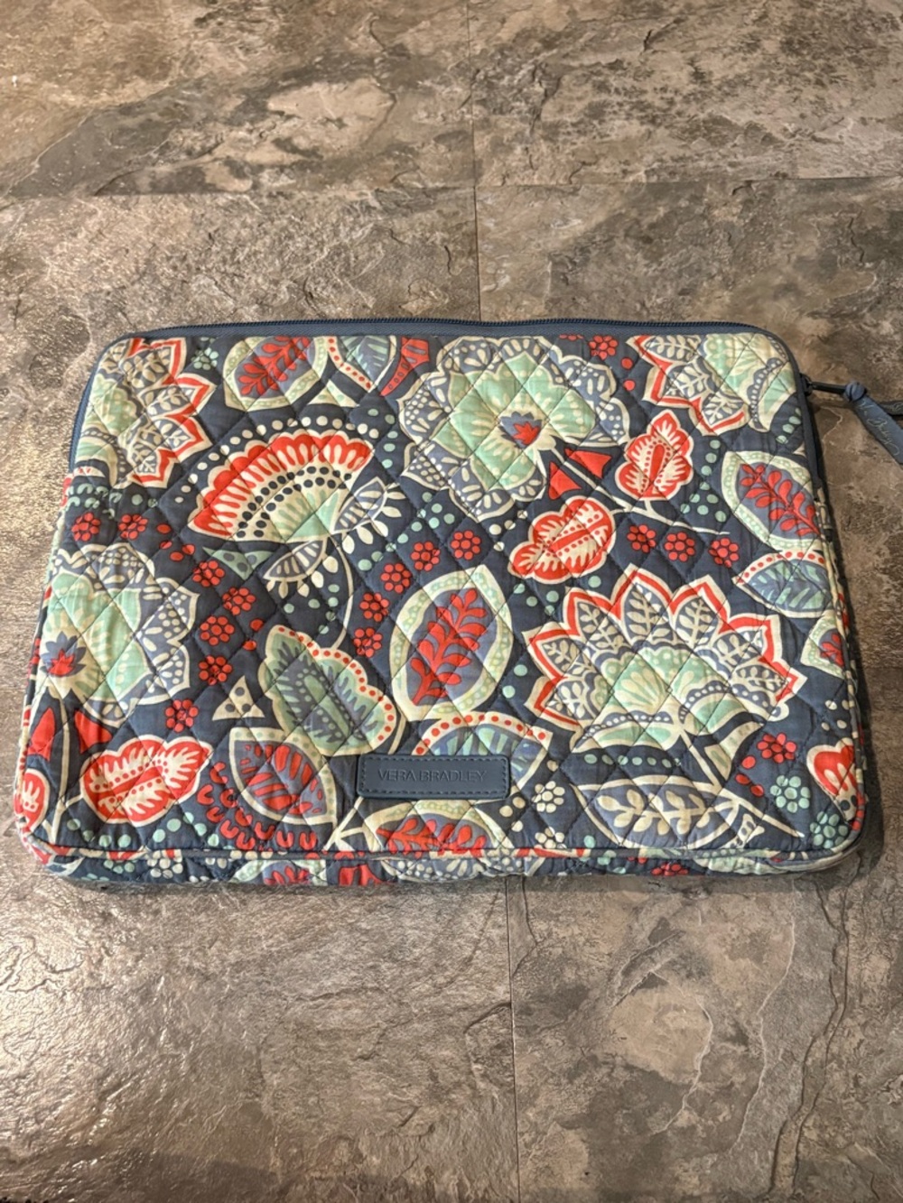 Vera Bradley Quilted Laptop Sleeve in Nomadic Floral Pattern